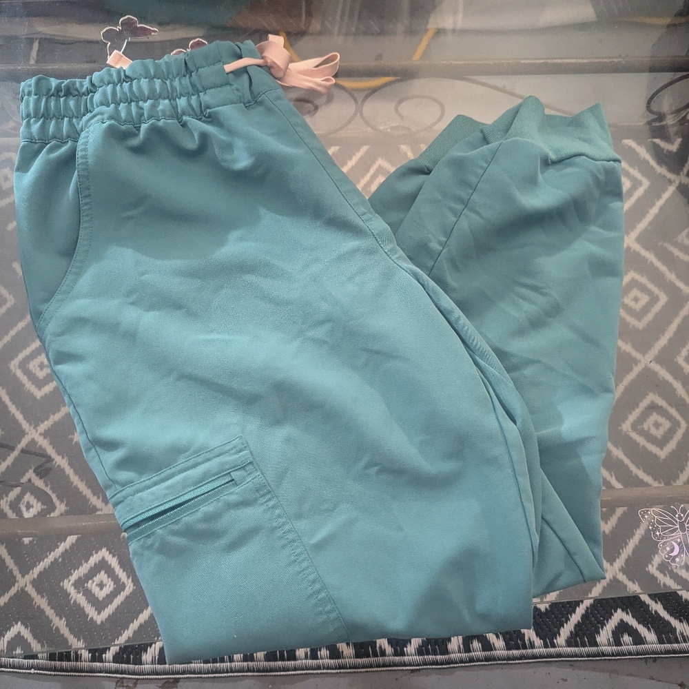 Green Figs Mens Scrub Pants